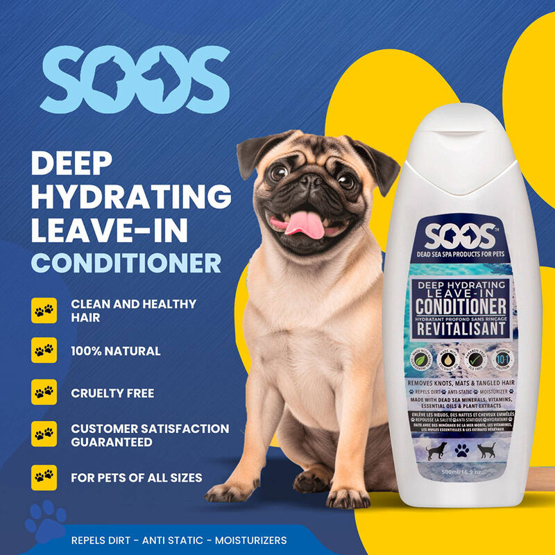 Soos Pets, Deep Hydrating Leave-In Pet Conditioner - 500ML  image number null